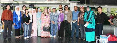 Malaysian Artistes in Brunei for Pantun Fest