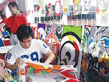 Art of kite making, flying Japanese way