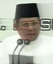 Sambutan Presiden Susilo Bambang Yudhoyono di Hadapan Jemaah Israj Mi`raj