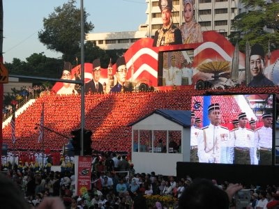 National Day Parades Held On Smaller Scale