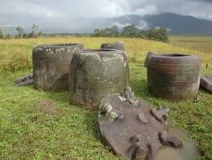Batu Megalit Tapak Kaki Ditemukan di Pagaralam