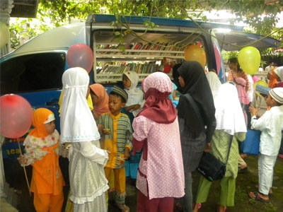 Perpustakaan Keliling Pelalawan Kampanyekan Budaya Baca