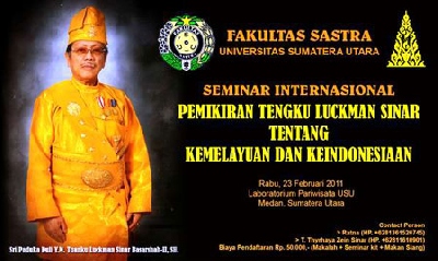 Seminar Internasional Pemikiran Tengku Luckman Sinar 