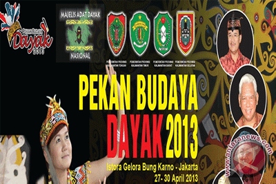 Pekan Budaya Dayak Nasional Berlangsung Meriah