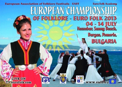 Tim tari Indonesia Juara Dua Euro Folk 2013