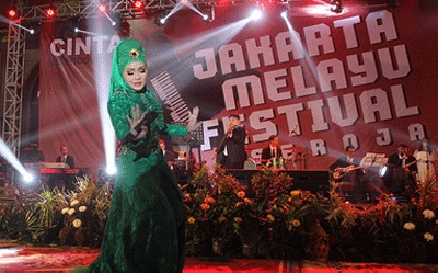 Penyanyi Top Ramaikan Jakarta Melayu Festival