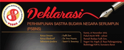 Perhimpunan Sastra Budaya Negara Serumpun Dideklarasikan