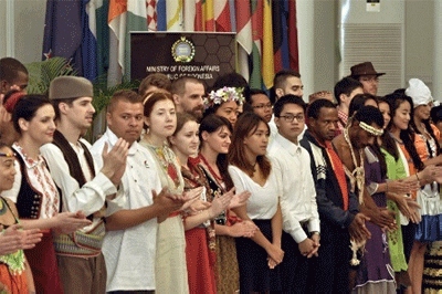 70 Pemuda dari 45 Negara Pelajari Seni Budaya Indonesia