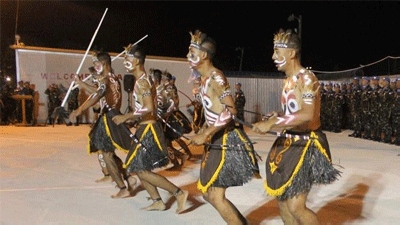 Prajurit Perdamaian TNI Gelar Budaya Indonesia di Haiti
