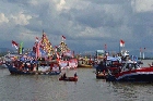 Kapal Nelayan Meriahkan Festival Budaya Maritim Teluk Lampung